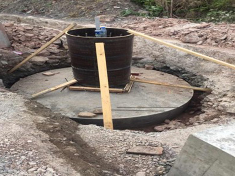 高杆灯基础施工